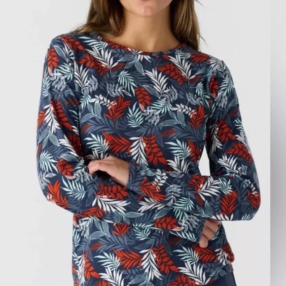 Hang Ten Womens Sunray UPF 50 Size Small Floral Shirt UV Protection - Picture 1 of 9